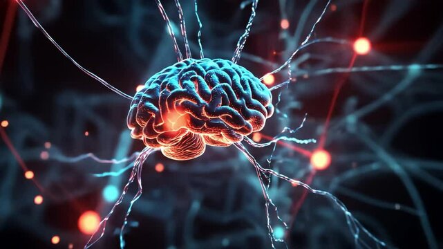 Neuron-to-computer interface technology, connecting the human brain with computers for direct communication.