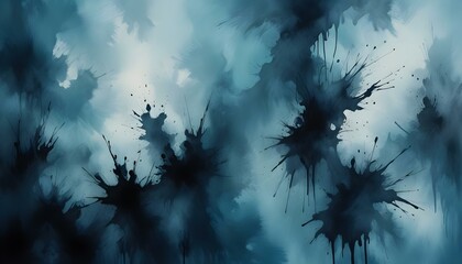 Clear Plain Shiny Warm Soft Vintage Bokeh Cloudy Wave Like Geometric Blue Background or Texture