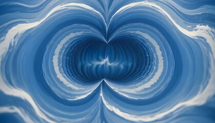 Clear Plain Shiny Warm Soft Vintage Bokeh Cloudy Wave Like Geometric Blue Background or Texture