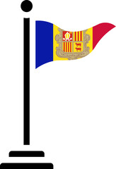 Andorra Flag Free Icon