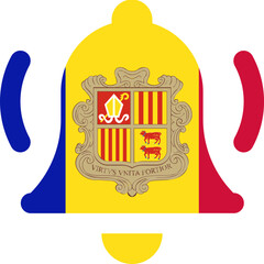 Andorra Flag On Alarm