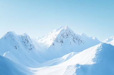 Fototapeta premium Lhotse, the stunning snow-capped peak, towering as the fourth-highest mountain in the world, showcasing its majestic beauty and challenging climbing routes.