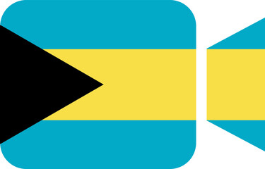 Bahamas flag on Video Call