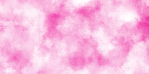 brush painted watercolor abstract painting background, fresh and blurry pink cloud sky, Pink backgrounds watercolor vintage grunge texture, Soft and cloudy watercolor stain of pink paint texture.