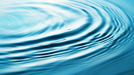 Calm ripples on turquoise water surface