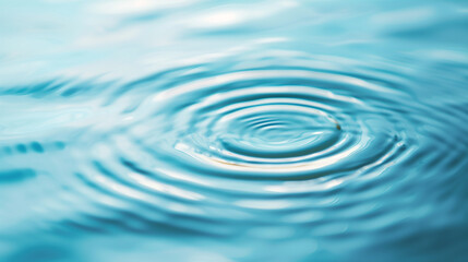 Calm ripples on turquoise water surface