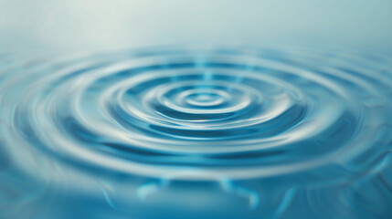 Calm ripples on turquoise water surface