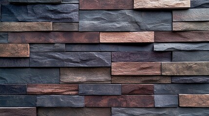 Dark textured stone wall background. Suitable for architecture, design, or decorative concepts.