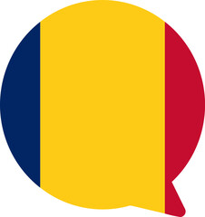 Fototapeta premium Chad Falg on Chat Icon