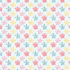 seamless pattern with flowers
