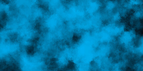 Smoke in the dark blue texture, Abstract blue grunge clouds smoke texture background, watercolor painted mottled blue background with vintage marbled textured for your creative design.