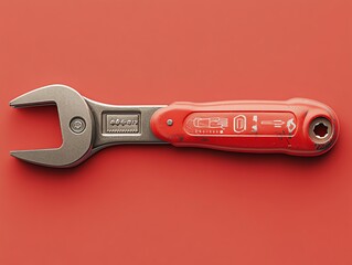 Obraz premium A hybrid hand tool combining a wrench, screwdriver, and wire cutter into a single compact device
