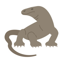 Komodo Dragon Illustration