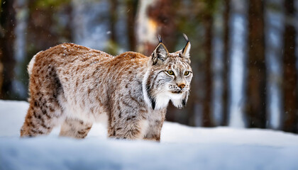 Lynx in a Winter Wonderland: A Symbol of Conservation