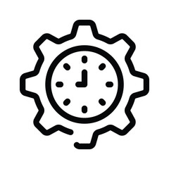 A clock in gears, symbolizing time management and efficiency