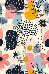 Stylish background with natural accents