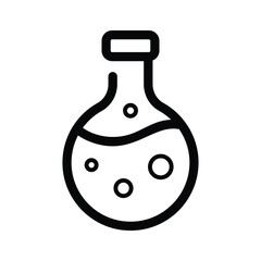 A lab flask, representing innovation in business or finance