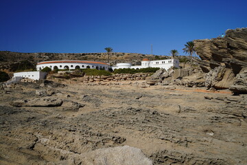 exterior view of Calitea springs thermal resort in Rhodes