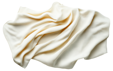 PNG Draped white silk fabric texture