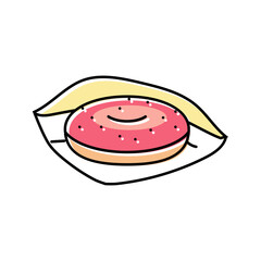donuts fast food color icon vector. donuts fast food sign. isolated symbol illustration