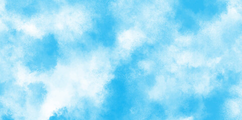 Abstract natural and shiny beautiful light blue cloudy sky, light sky or ocean blue watercolor abstract background, natural cloudy watercolor abstract painting background.