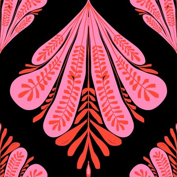 Pattern seamless print fashion textile design tropical floral flower stripe geometric abstract