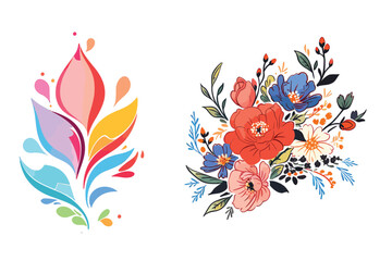 flower, rose, floral, vector, nature, design, art, pattern, illustration, decoration, leaf, card, vintage, wedding, bouquet, plant, pink, spring, summer, drawing, blossom, love, beauty, flowers, decor