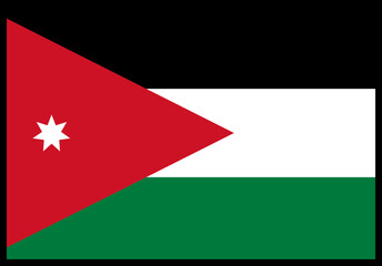 Jordan Flag rectangle Icon