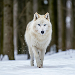 Obraz premium wolf in snow