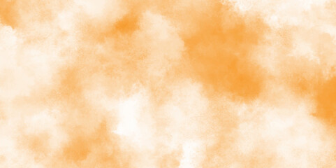 grunge abstract white clouds or fog on brown background, watercolor of brown surface with white tiny and fresh clouds, paper texture of brown grunge surface.