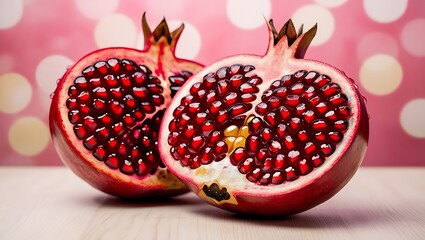 Fruit portrait theme with sharp, focused and very beautiful bokeh photography style