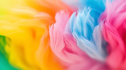 Vibrant Colors in Soft Textures for Creative Inspiration