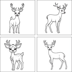 Deer Coloring Page
