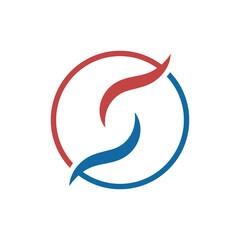 S Logo Design Graphic Illustration