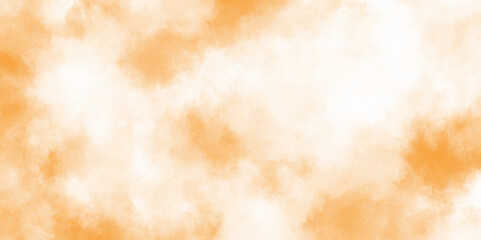 grunge abstract white clouds or fog on brown background, watercolor of brown surface with white tiny and fresh clouds, paper texture of brown grunge surface.
