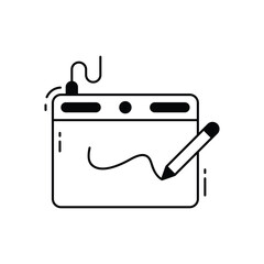 Digital Drawing vector icon