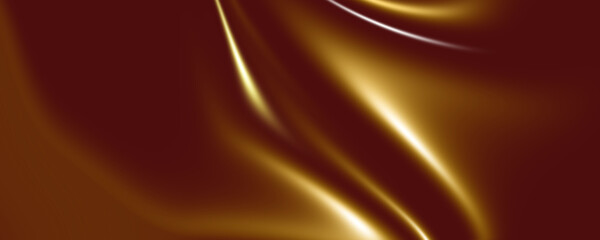 Golden Brown Abstract Silk Background