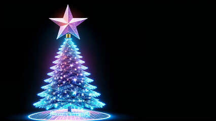 abstract christmas tree