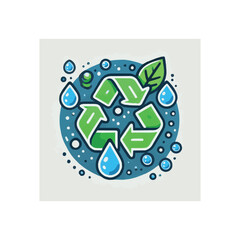 Pollution control icon vector symbol illustration