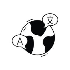 Translator vector icon