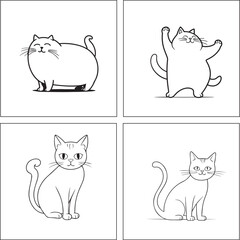 Cat Coloring Page