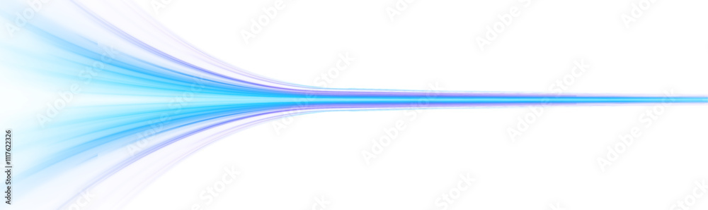 Poster expressway and vehicle headlights effect: vivid speed motion and glowing light trails, cyberpunk-ins