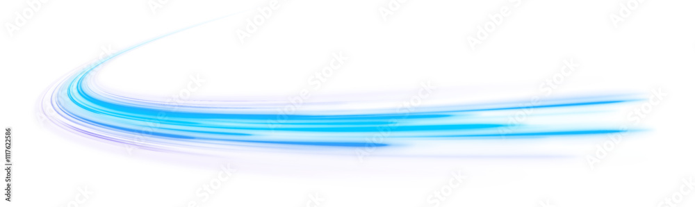 Aufkleber Database fast data transfer acceleration.Vector PNG. Luminous neon waves and sparkling colored spiral sparks. Colored shiny sparks of spiral wave. Curved bright speed line swirls.