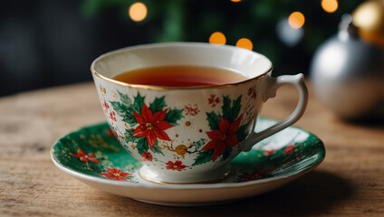 Fototapeta premium Tea Cup and mug for chirstmas 
