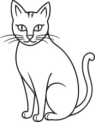 Cat Coloring Page