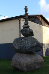 stone tower made of stones