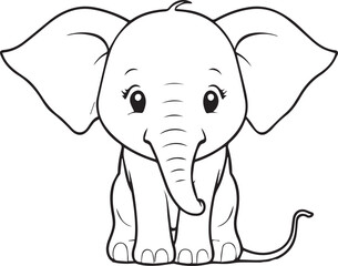 Elephant Coloring Page
