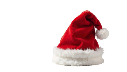 christmas hat, with transparent background, ideal for Christmas and holiday-themed projects