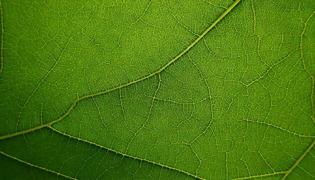 Green leaf as close up