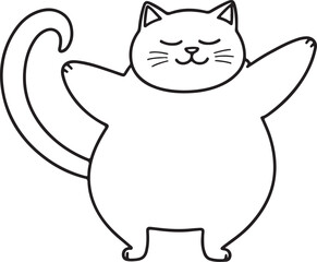 Cat Coloring Page